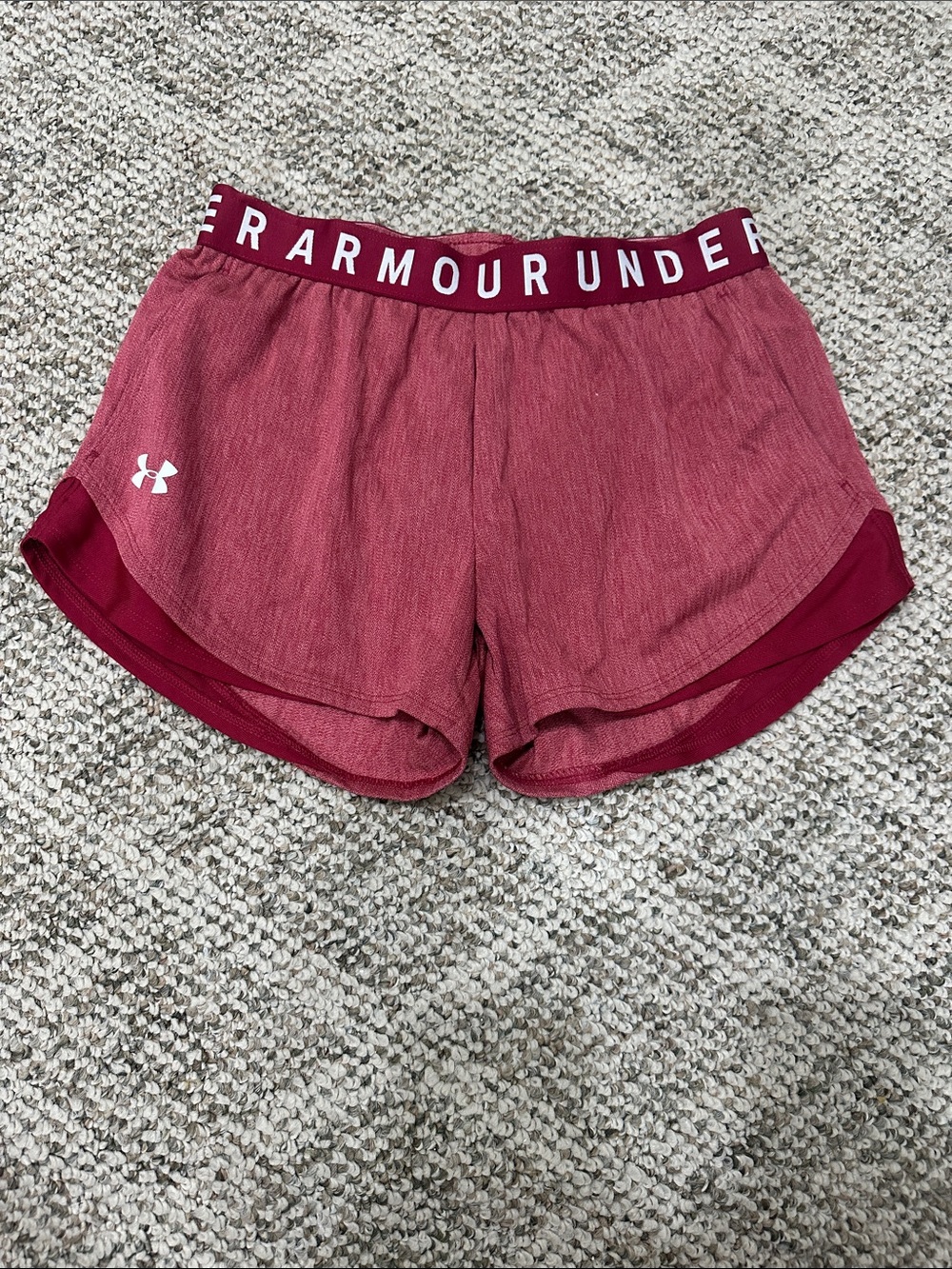 Under Armour Women's Maroon/Deep Red Athletic Shorts